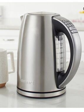 Cuisinart Brushed Stainless Steel Electric Kettle - Silver and Black
